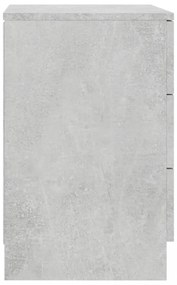 betonszürke szerelt fa éjjeliszekrény 38 x 35 x 56 cm