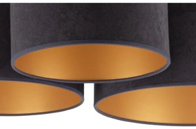 Duolla - Mennyezeti lámpa ROLLER TRIO 3xE27/60W/230V antracit