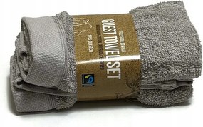 Törölköző 30x50 Szürke 2 Db-os Szett Pamut