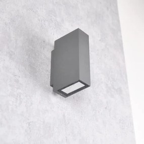 POLUX 319814 ORLEAN Modern Kültéri Fali Lámpa Grafit LED IP44