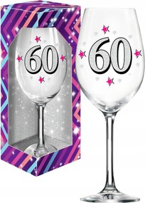 Ajándék 60. Születésnapra Nőknek Elegáns Nagy Borospohár