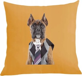 Párna párnahuzat nyomott mintás Boxer Kutya Vicces