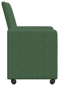 Kerekes Étkező Székek 2 pcs Szürke zöld 57 x 66 x 94 cm