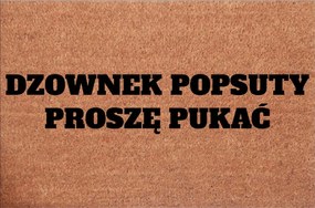 Lábtörlő Bejárati Ajtó Csengő Törött Kérjük Kopogtasson