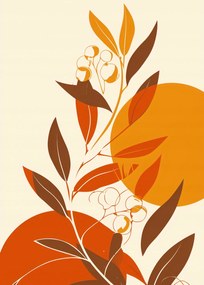 Poszter 25x35cm Meleg őszi szél