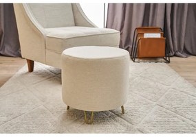 Puff NANI átm. 40 cm krémszínű