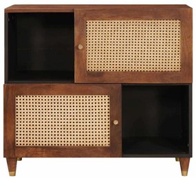 Média tárolószekrények és állványok Barna 80 x 33.5 x 75 cm