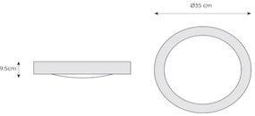 Lucide 79158/02/12 - Fürdőszobai mennyezeti lámpa FRESH 2xE27/20W/230V