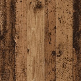 2 db antik fa színű szerelt fa TV-szekrény 30,5 x 30 x 60 cm