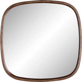 Fali tükör tömörfa kerettel 50x50 cm Nyko – White Label