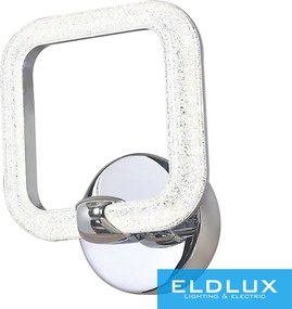 ELDLUX MILKY fali lámpa 8W NW Króm