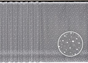 Mg Függöny jacquard 3989 Fehér 300X250 kész szalaggal