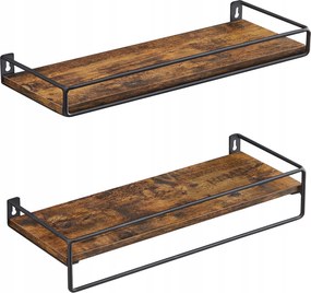 Polc forgácslap Oskar 40 x 15 cm rusztikus tölgy