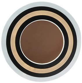 Rabalux 71314-LED Fényerőszabályozható mennyezeti lámpa TANELI 56W/230V 3000/4000/6000K króm/fekete + távirányítóval