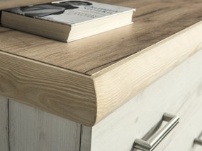 Komód Kenny 06 (fehér craft + arany craft). 1057831