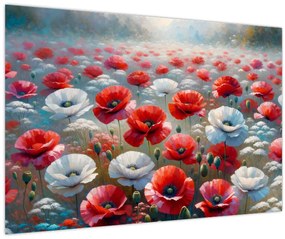 Kép - Pipacsmező (90x60 cm)