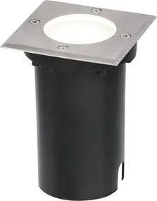 Kültéri járófelüleltbe süllyeszthető lámpa gu10 50w szatin króm tacoma
