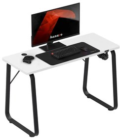 Gamer asztal 120 cm x 48 cm fehér