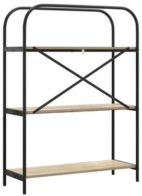 Könyvespolc sonoma tölgy 80 x 30 x 109 cm Faanyag