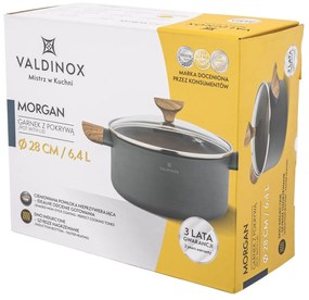 Valdinox Morgan fedeles serpenyő 28 cm, 6,4 l, 28 cm
