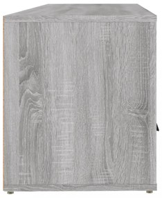 szürke sonoma színű szerelt fa TV-szekrény 100 x 35 x 40 cm