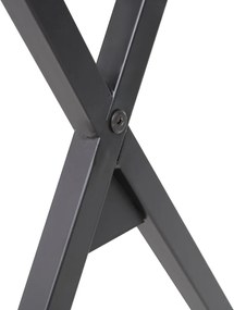 Számítógépasztal, tölgy/fekete, OFIS