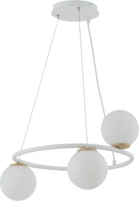 SIGMA LIGHTING 33384 GAMA TöbbĂĄgĂș FĂŒggesztett LĂĄmpa FehĂ©r, Arany G9 IP20