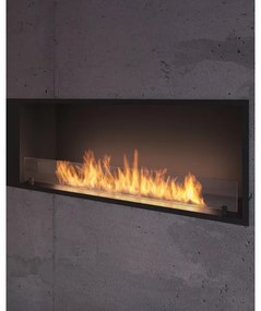 InFire - Beépített BIO kandalló 49,4x124,4 cm 6kW fekete