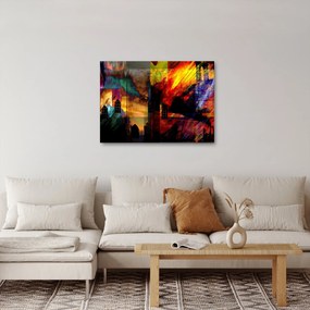 Kép - A város színes absztrakciója (70x50 cm)