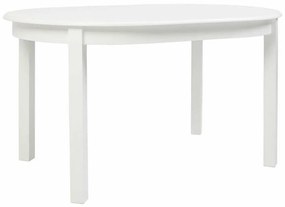 Asztal Boston 446Fehér, 76x95x140cm, Hosszabbíthatóság, Közepes sűrűségű farostlemez, Fa
