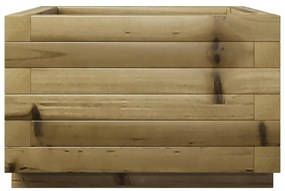 vidaXL impregnált fenyőfa kerti virágláda 40x40x26,5 cm