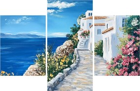 Kép - Sikátor a tenger mellett (90x60 cm)