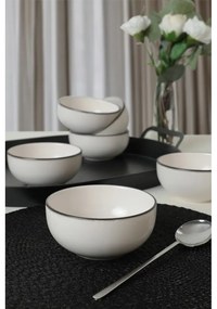 Fehér kerámia tálka szett 6 db-os – Hermia