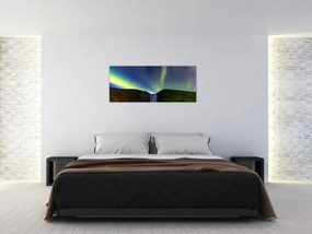 Kép - Aurora Borealis Izlandon (120x50 cm)