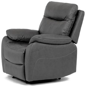 Szürke Vintage Szövet Elektromos Vezeték Nélküli Relax Fotel. TV-4094 GREY3