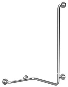 Zuhanyfogantyú 66x118 cm rozsdamentes acél/ezüst