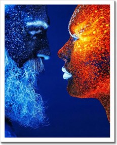 Poszterek keretben 40x50 Hideg Ő forró szex