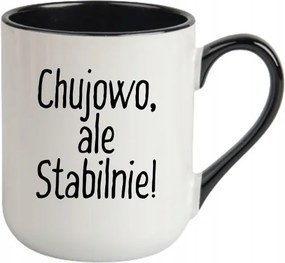 Bögre Fehér, Fekete Cofee Vicces Ajándék Ch**** De Stabilan