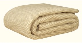 Bézs-fehér ágytakaró franciaágyra 200x220 cm Twin – Oyo Concept