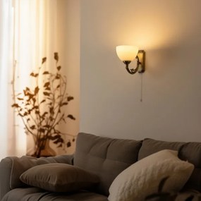 Brilagi - Fali lámpa CLASSIC 1xE27/60W/230V réz