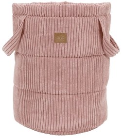 Rózsaszín textil játéktároló kosár ø 39x50 cm – Meowbaby