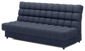 Kék zsenília kinyitható-tárolóhelyes kanapé 197 cm Clareta – ELTAP