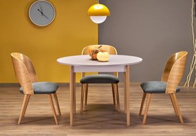 Pivot bővíthető étkezőasztal kasmír/natúr 102-142 cm