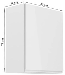 Felső konyhaszekrény G601F Aurellia (fehér + fényes fehér) (J). 1015734