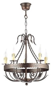 Csillár láncon LOARA 5xE14/60W/230V