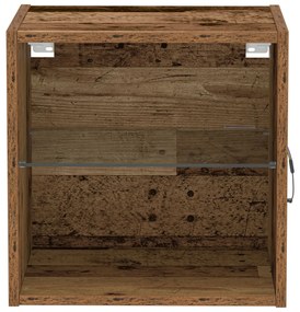 Lebegő Polc Ót Wood 40x28,5x40 cm Mérnöki Fa