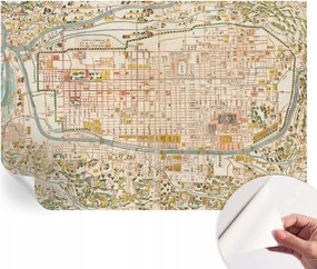 Design fali fotótapéta öntapadós antik térkép 152x104 cm