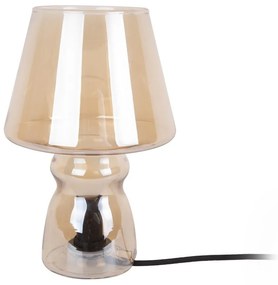 Glass barna üveg asztali lámpa, ø 16 cm - Leitmotiv
