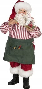 Karácsony Mikulás dekoráció lóval