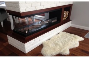 InFire - Sarok BIO kandalló100x50 cm 3kW bifaciális